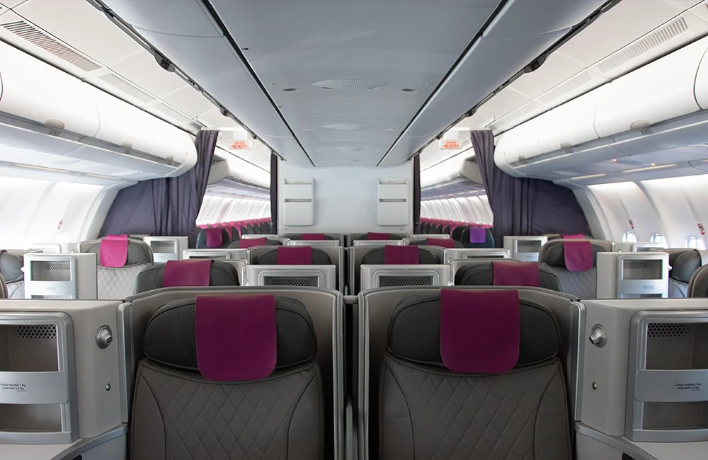 AIRE Centre of Excellence refreshed WAMOS AIR A330s BC seats